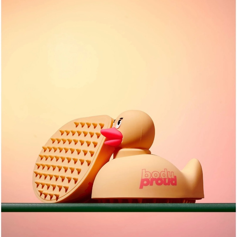 Body Proud Exfoliating and Cleansing Body & Scalp Brush, Silicone